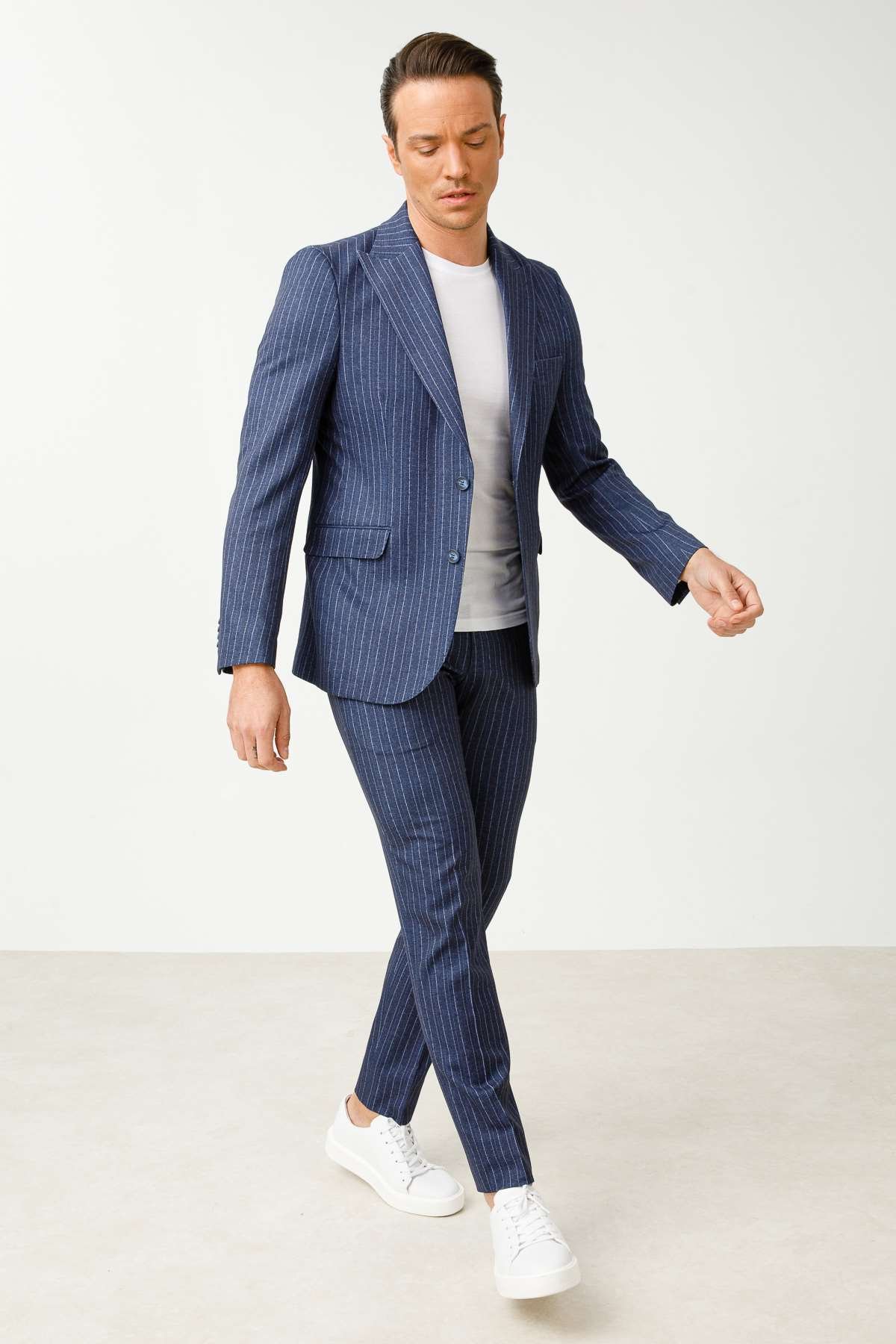 ERKEK LACİVERT SLIM FIT / DAR KALIP STD TAKIM ELBİSE