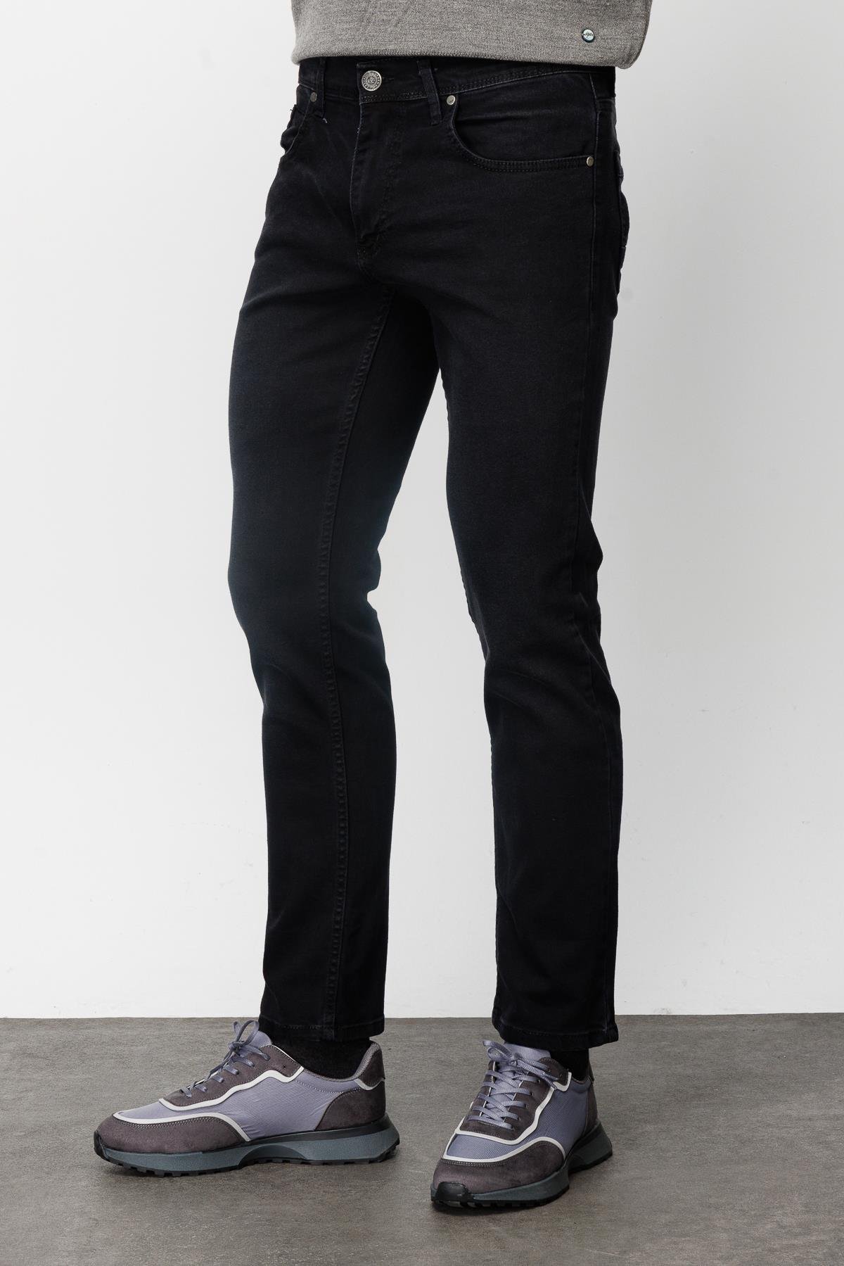 ERKEK SİYAH SLIM FIT / DAR KALIP STD JEAN PANTOLON