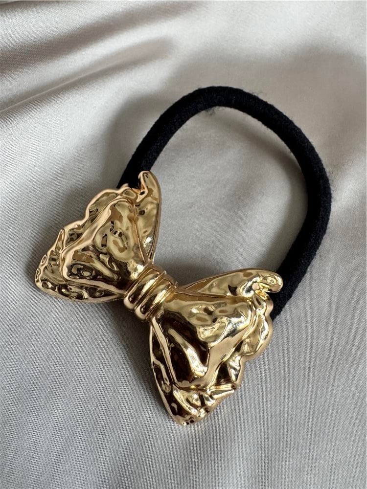 Gold Fiyonk Lastik Toka