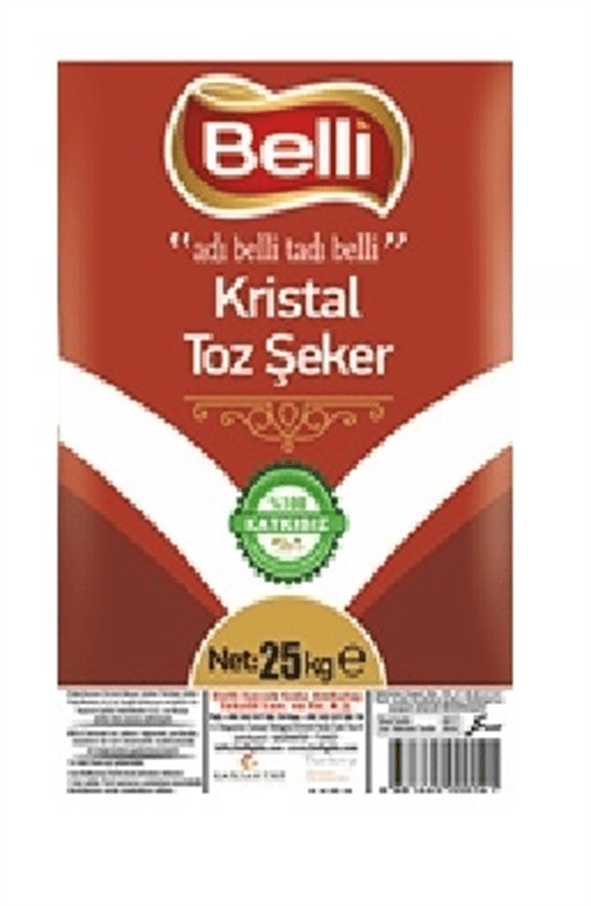 BELLI KRISTAL TOZ SEKER 25 KG