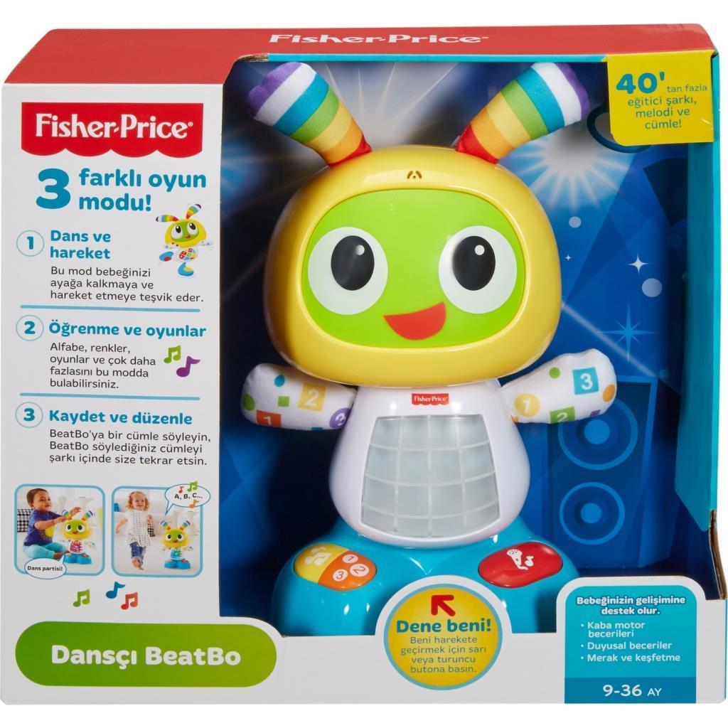 FISHER PRICEFisher-Price Dansçı BeatBo (Türkçe) - Müzikli Işıklı Dans ve Hareket Arkadaşı DLB20