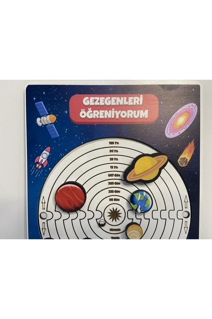 Moon BeaversMoon Beavers Gezegenleri Öğreniyorum Güneş Sistemimiz 83020,Eğitici Öğretici Ahşap Oyuncak