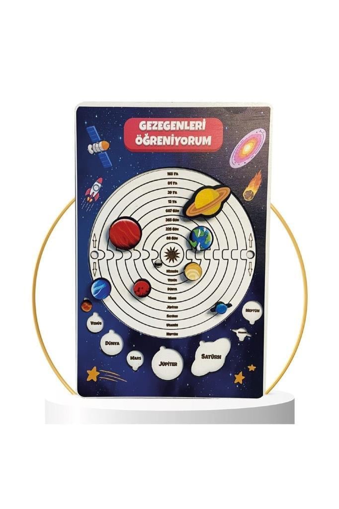 Moon BeaversMoon Beavers Gezegenleri Öğreniyorum Güneş Sistemimiz 83020,Eğitici Öğretici Ahşap Oyuncak