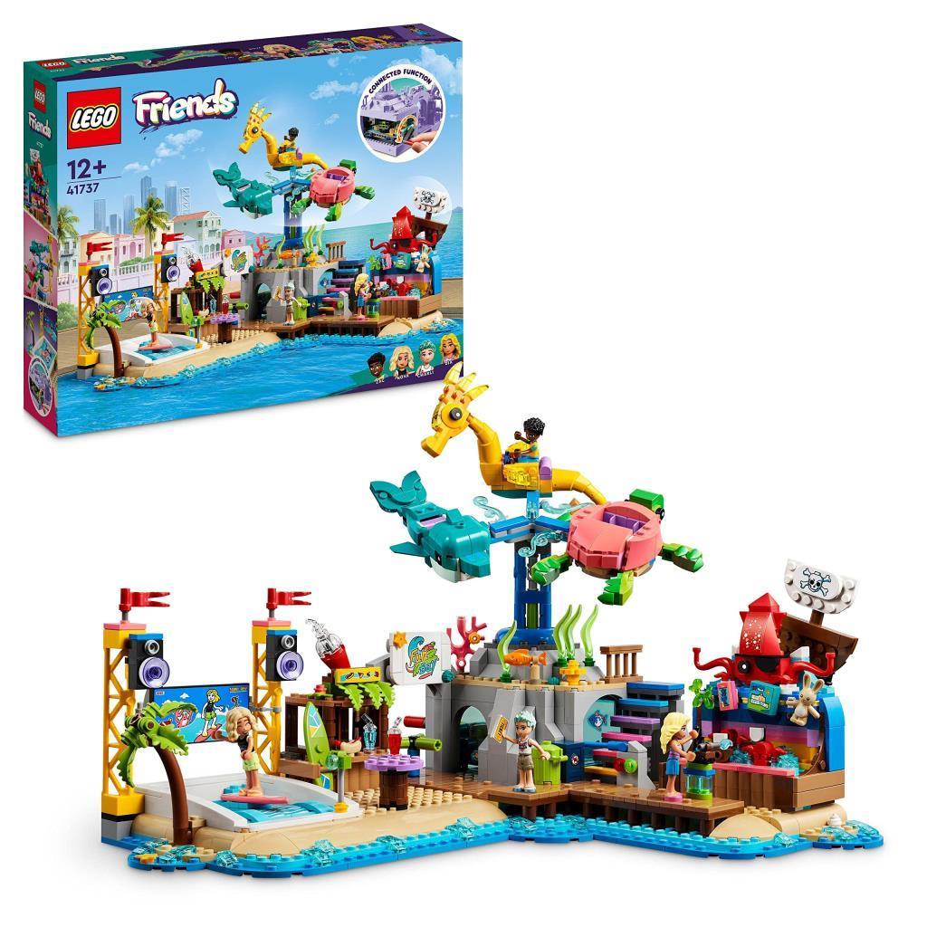 LEGOLEGO® Friends Plaj Lunaparkı 41737 - Deniz ve Su Sporlarını Seven Çocuklar İçin Yaratıcı Oyuncak Yapım Seti (1348 Parça)