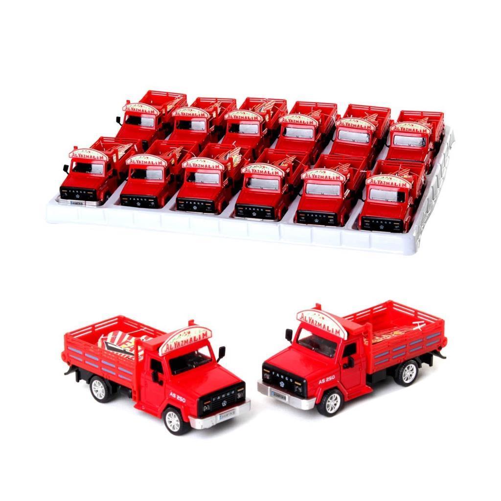 BİRLİK TOYSBirlik Oyuncak Metal Alyazmalım Çekbırak Dodge Kamyon Sessiz Kırmızı