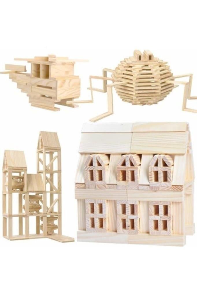 HOBİ EĞİTİM DÜNYASIHobi Eğitim Dünyası Woody City Blocks HED-334