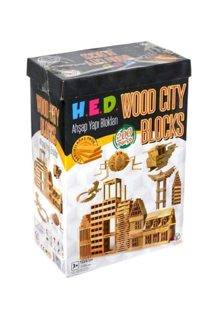 HOBİ EĞİTİM DÜNYASIHobi Eğitim Dünyası Woody City Blocks HED-334