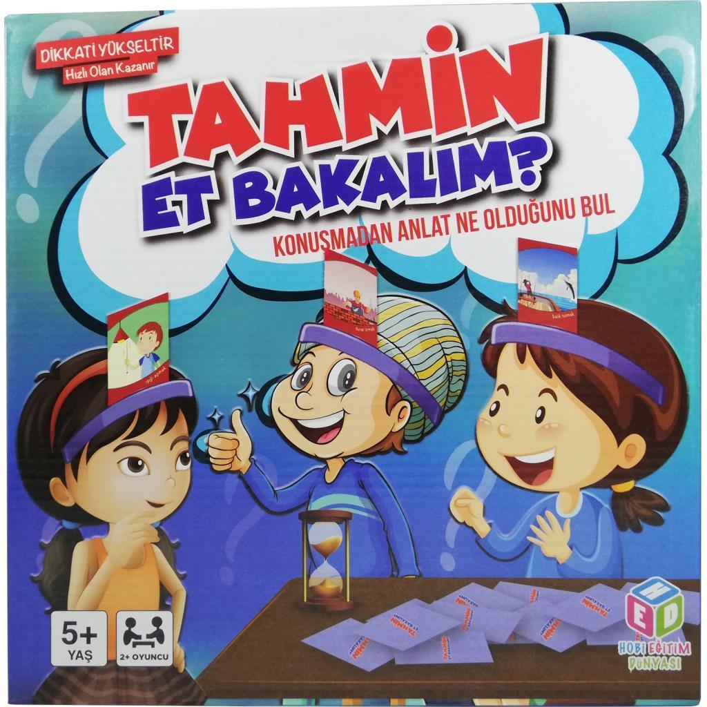 HOBİ EĞİTİM DÜNYASITAHMİN ET BAKALIM EYLEMLER HIZ DİKKAT ZEKA OYUNU HED-235