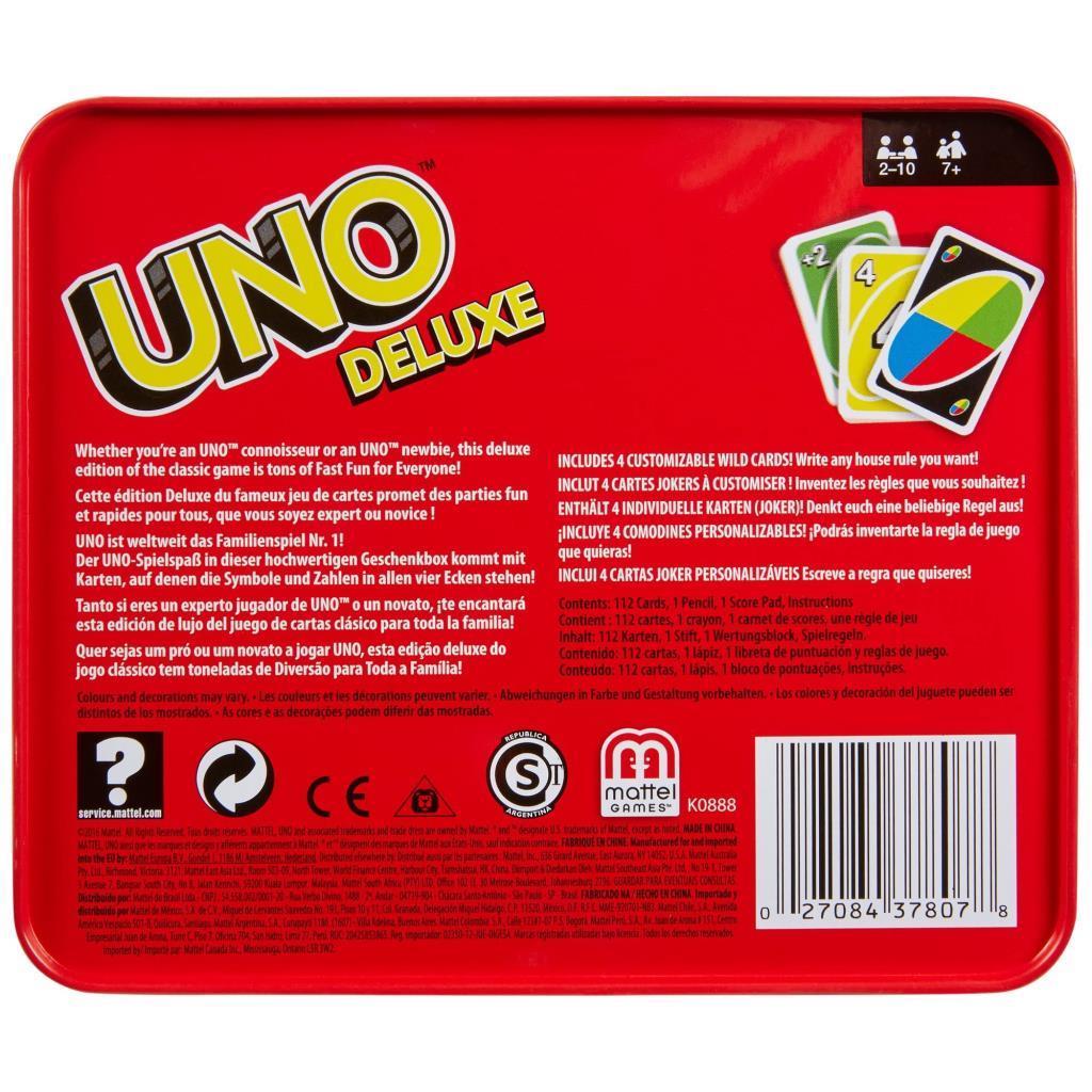 MATTELMattel Games Uno Deluxe Kart Oyunu K0888