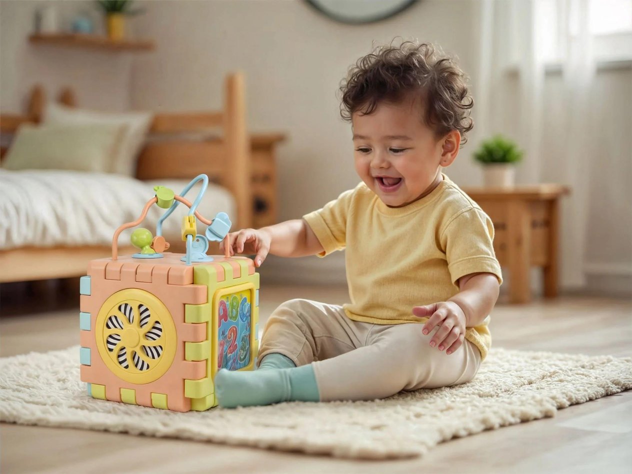 DOLU OYUNCAKDolu Oyuncak 2 in 1 Eğitici Küp Ve Puzzle 5192