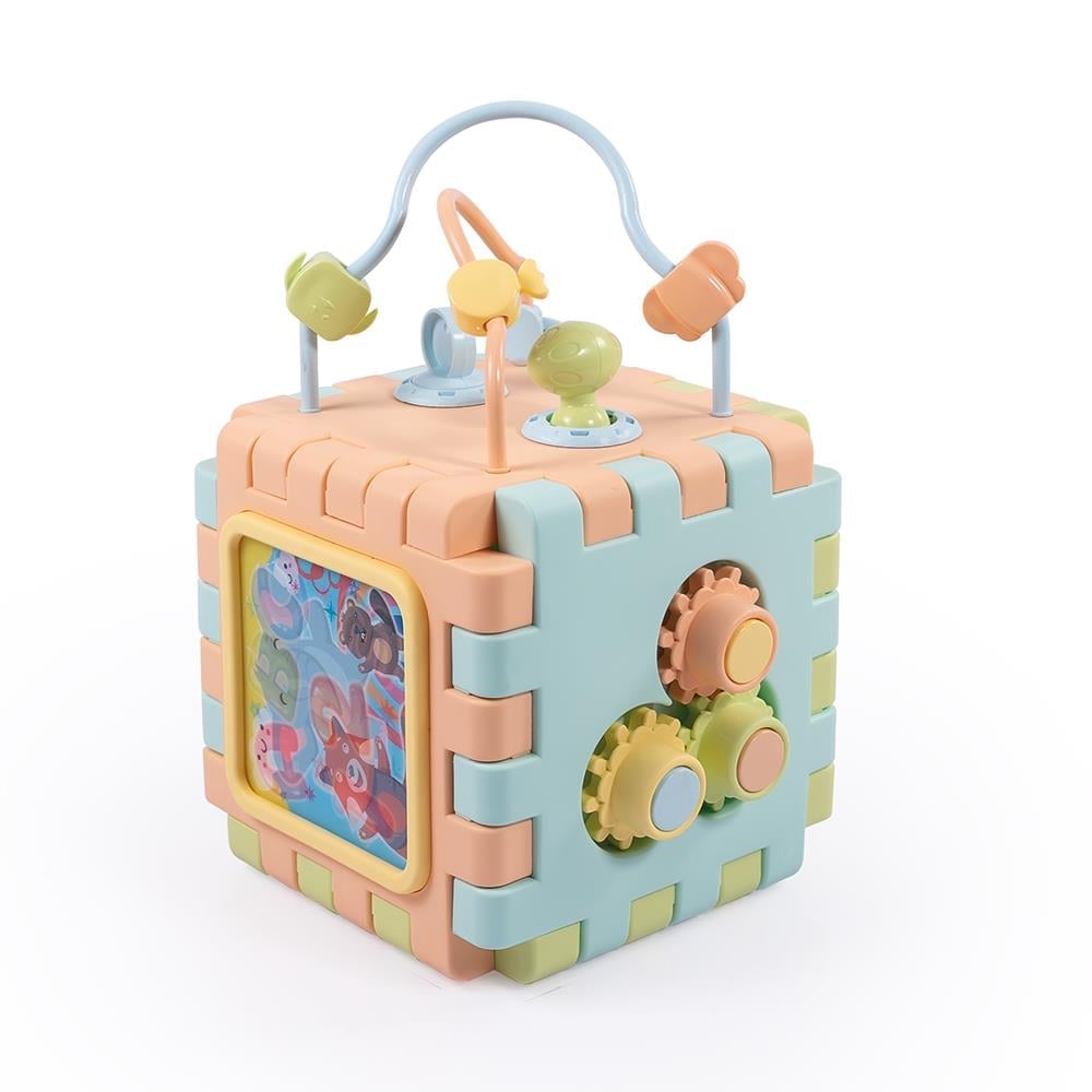 DOLU OYUNCAKDolu Oyuncak 2 in 1 Eğitici Küp Ve Puzzle 5192