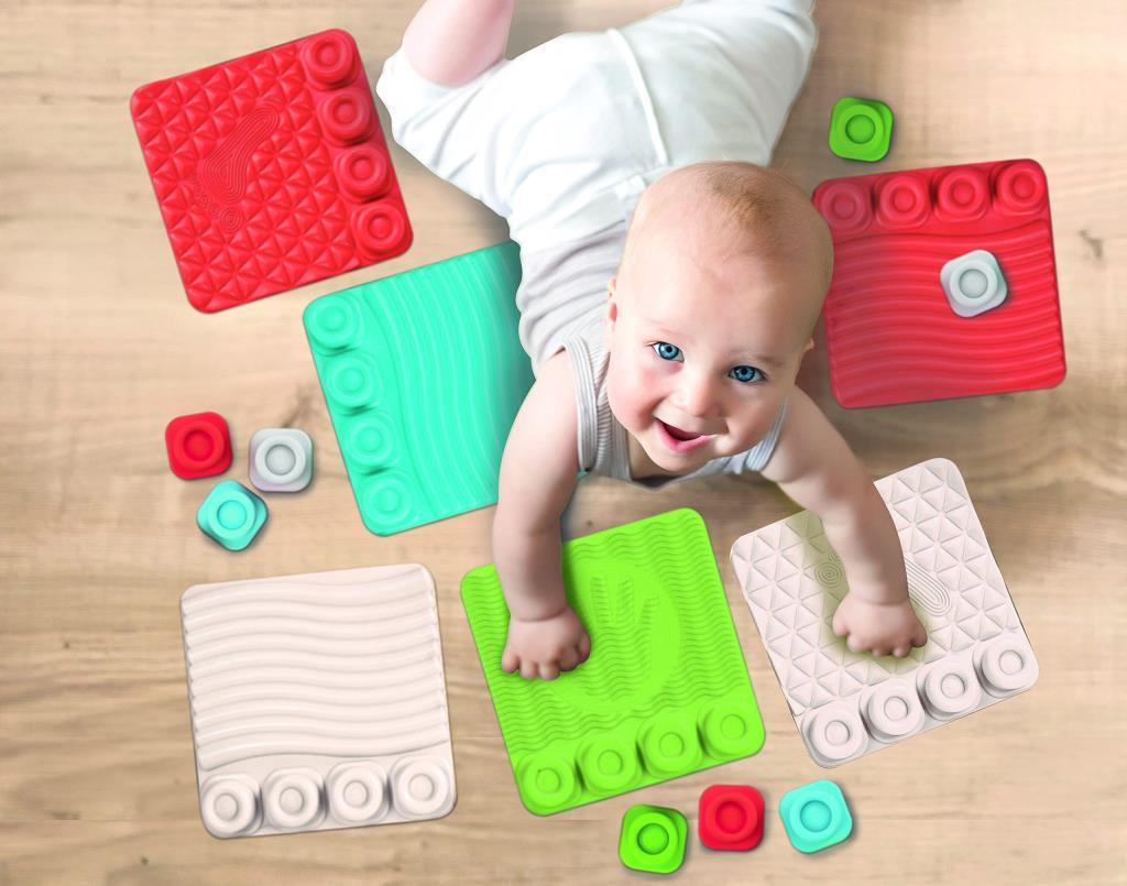 CLEMENTONIClementoni Baby Yumuşak Blok Duyusal Halı Bebek Oyuncak