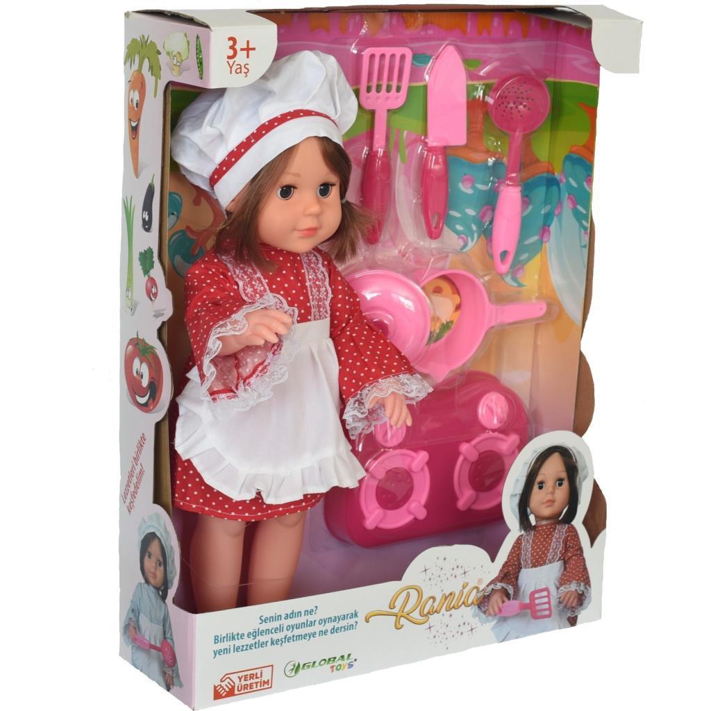 Global ToysGlobal Toys Aşçı Masal Anlatan Şarkı Söyleyen Rania Bebek GL100477