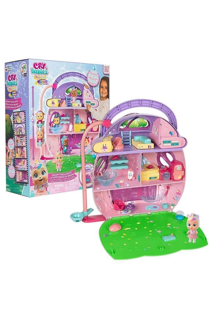 Cry BabiesCry Babies Mt Dreamy Mega Ev CYB29000, Ağlayan Bebeklerin Büyük Evi Oyun Seti