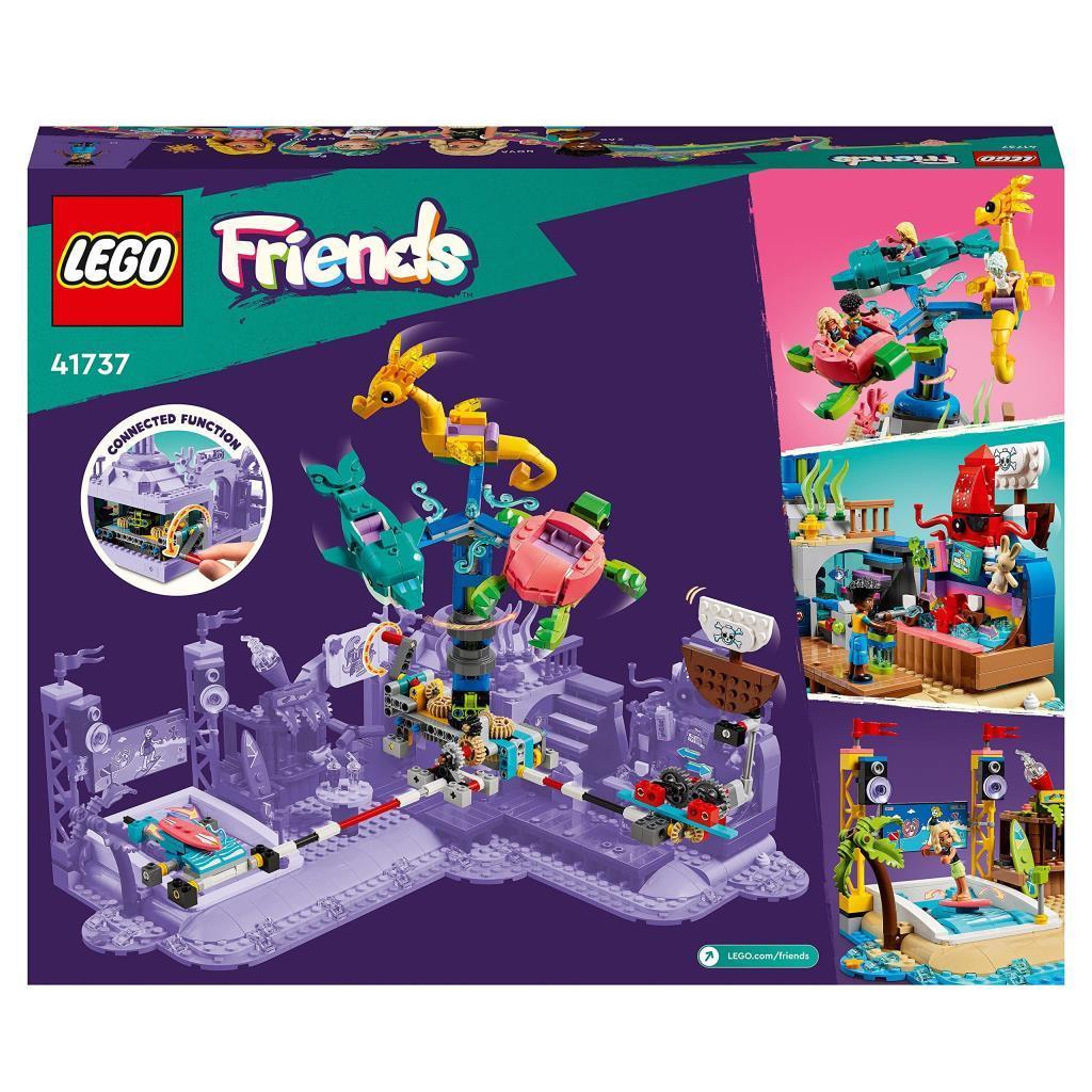 LEGOLEGO® Friends Plaj Lunaparkı 41737 - Deniz ve Su Sporlarını Seven Çocuklar İçin Yaratıcı Oyuncak Yapım Seti (1348 Parça)