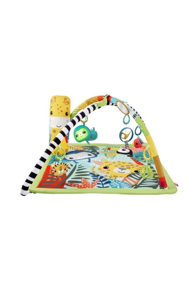 FISHER PRICEFisher Price 3'ü 1 Arada Yağmur Ormanı Jimnastik Merkezi HJW08, 3'ü 1 Arada Bebek Oyun Halısı