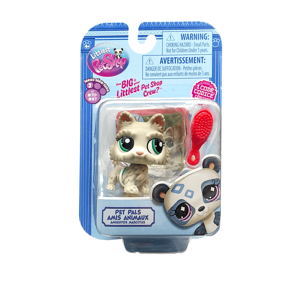 HASBROHasbro Littlest Pet Shop Tekli Figür 00522 G7#81 TARAKLI GRİ KÖPEK