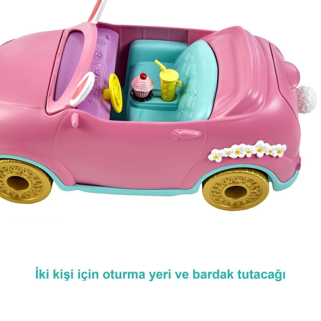 EnchantimalsEnchantimals Tavşancık Araba (26 cm), bebek, tavşan figürü ve aksesuarlar dahil 10 parça içeren set, 3 yaş ve üzeri HCF85