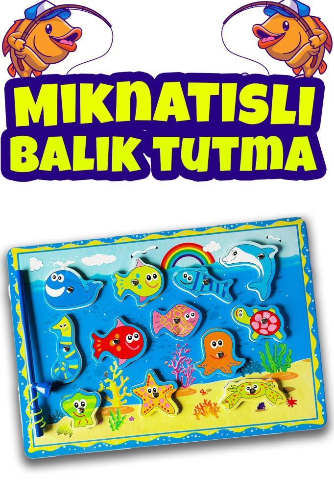KidsanKidsan Mıknatıslı Balık Tutma Puzzle  Oyunu
