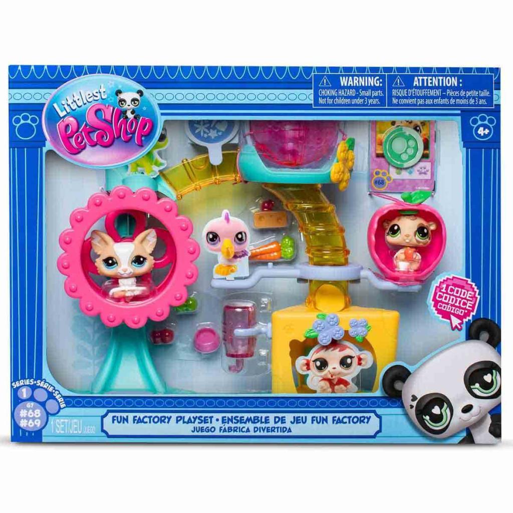 SUNMANSunman Littlest Pet Shop Minişler Eğlence Fabrikası Oyun Seti S1 00519
