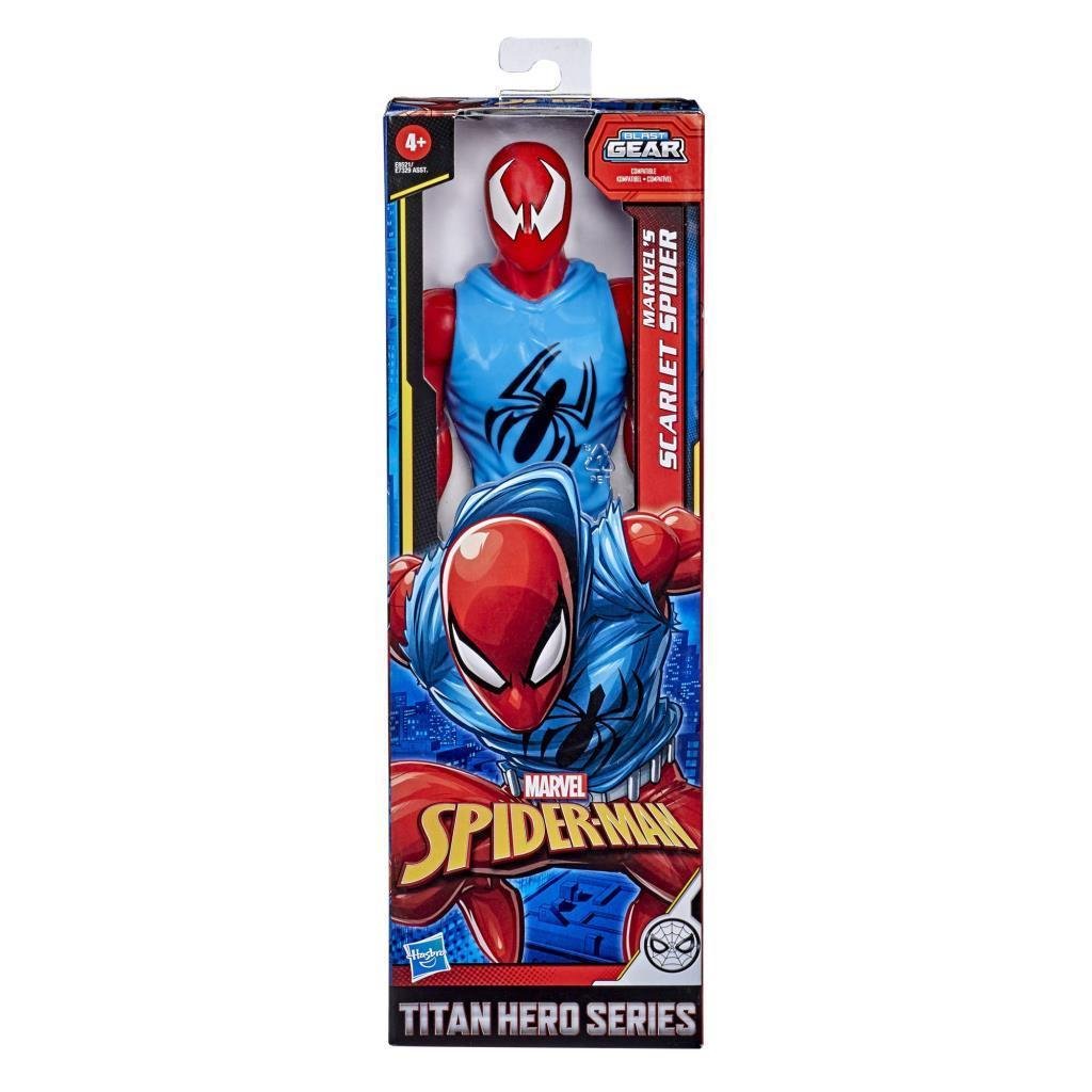 SpidermanMarvel Spider-Man: Titan Hero Series Blast Gear Marvel's Scarlet Spider 30 cm Süper Kahraman Aksiyon Figürü E7329 E8521
