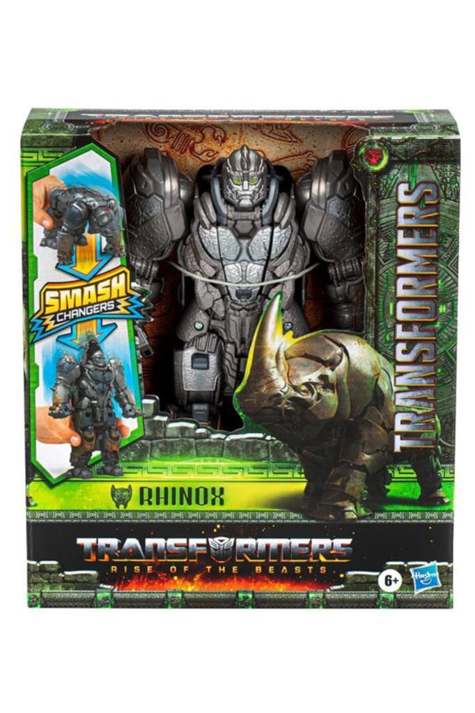 HASBROHasbro Transformers The Beasts Smash Changer Rhinox F3900 F4643,Transformers Robotları ve Canavar Robotları Figür Seti