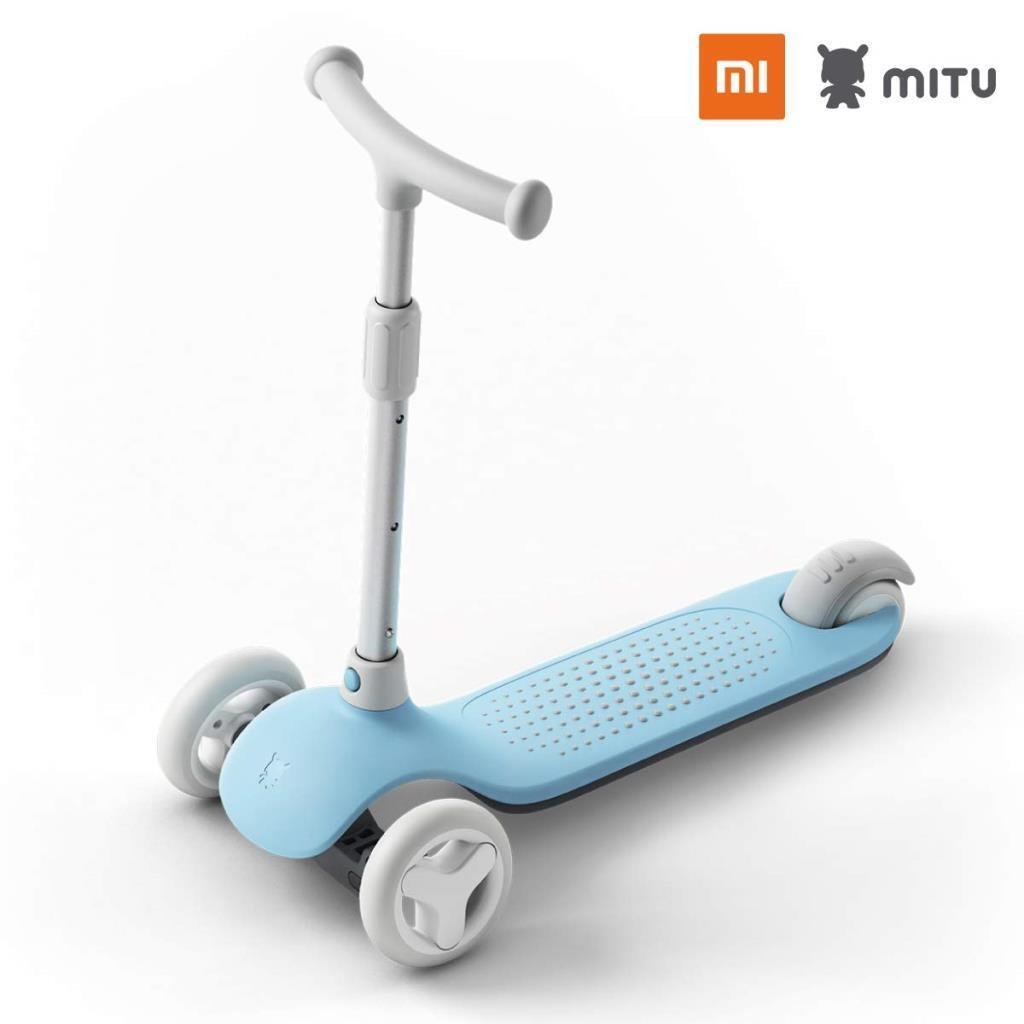 XiaomiXiaomi Mitu Işıklı Scooter Mavi FBC4018EU,Çocuklar İçin Scooter