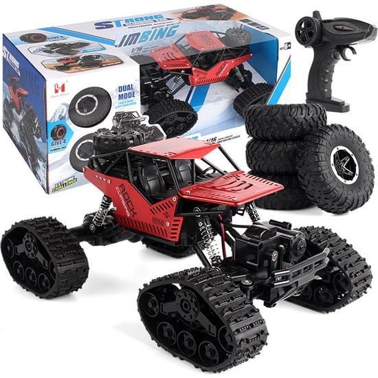 CAN OYUNCAKCan Oyuncak Kutulu U/K 1:16 Strong Climbing Car Dual Mode Palet ve Tekerli Off-Road Metal Rock Crawler LH-C012