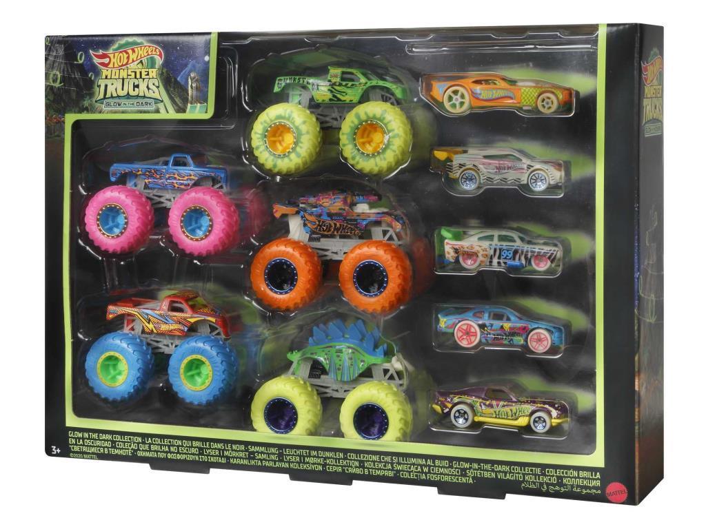 HOT WHEELSHot Wheels Monster Trucks Karanlıkta Parlayan Araçlar