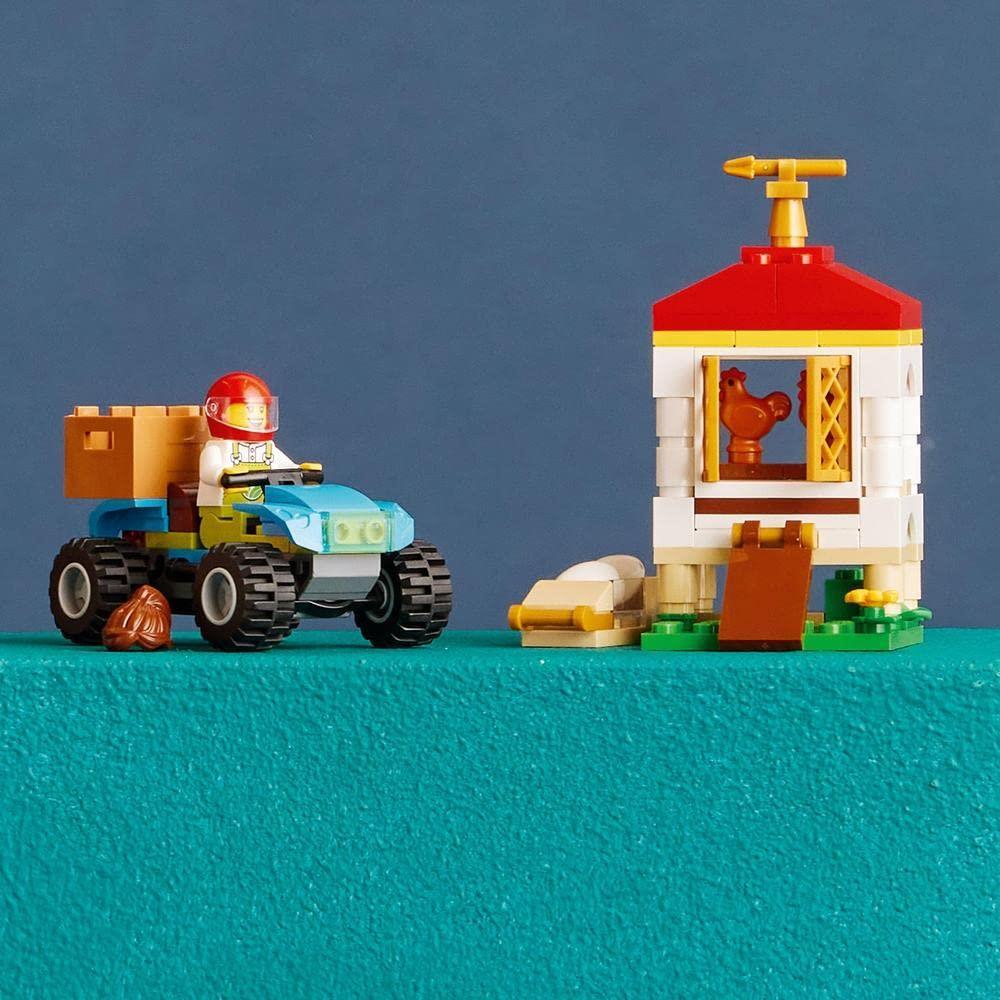LEGOLEGO® City Tavuk Kümesi 60344 - 5 Yaş ve Üzeri Çocuklar Için Tasarlanmış Oyuncak Çiftlik Yapım Seti (101 Parça)