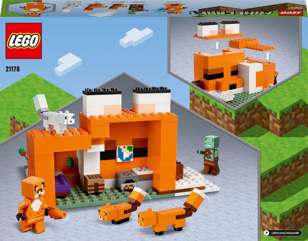 LEGOLego Fox Lodge Tilki Kulübe 21178