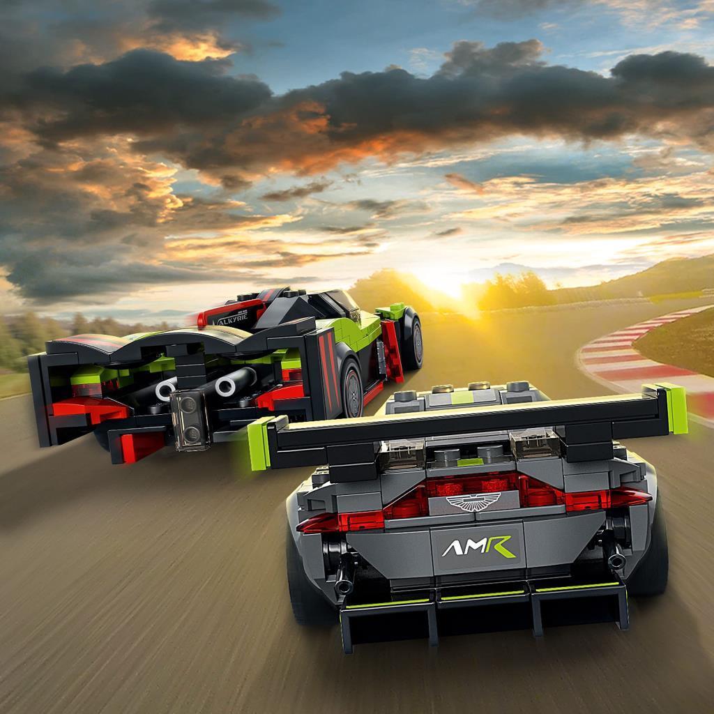 LEGOLEGO® Speed Champions Aston Martin Valkyrie AMR Pro ve Aston Martin Vantage GT3 76910 - Araba Seven Çocuklar İçin Yaratıcı Oyuncak Yapım Seti (592 Parça)
