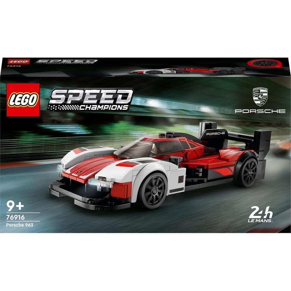 LEGOLEGO Speed Champions Porsche 963 76916- Yaratıcı Oyuncak Araba Modeli Yapım Seti (280 Parça)