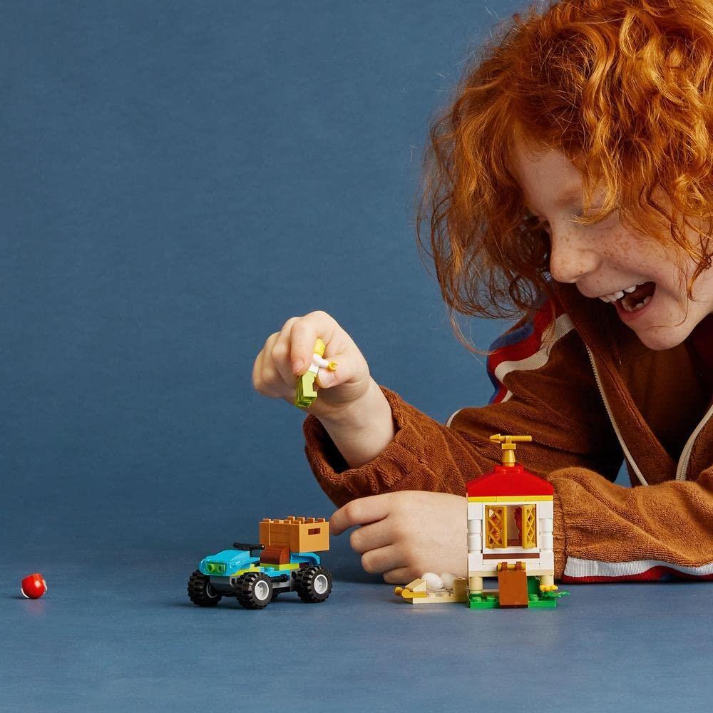 LEGOLEGO® City Tavuk Kümesi 60344 - 5 Yaş ve Üzeri Çocuklar Için Tasarlanmış Oyuncak Çiftlik Yapım Seti (101 Parça)