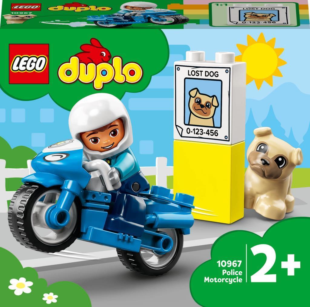 LEGOLEGO® DUPLO® Kurtarma Polis Motosikleti 10967 - 2 Yaş ve Üzeri Çocuklar için Polis Motosikleti İçeren Oyuncak Yapım Seti (5 Parça)