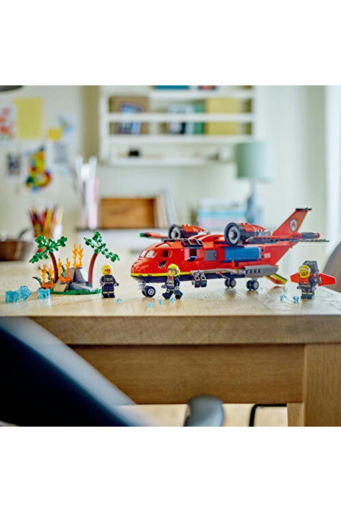 LEGOLego City İtafiye Kurtarma Uçağı 60413, Çocukları İçin Mini Figürlü Oyuncak 478 Parça Yapım Seti