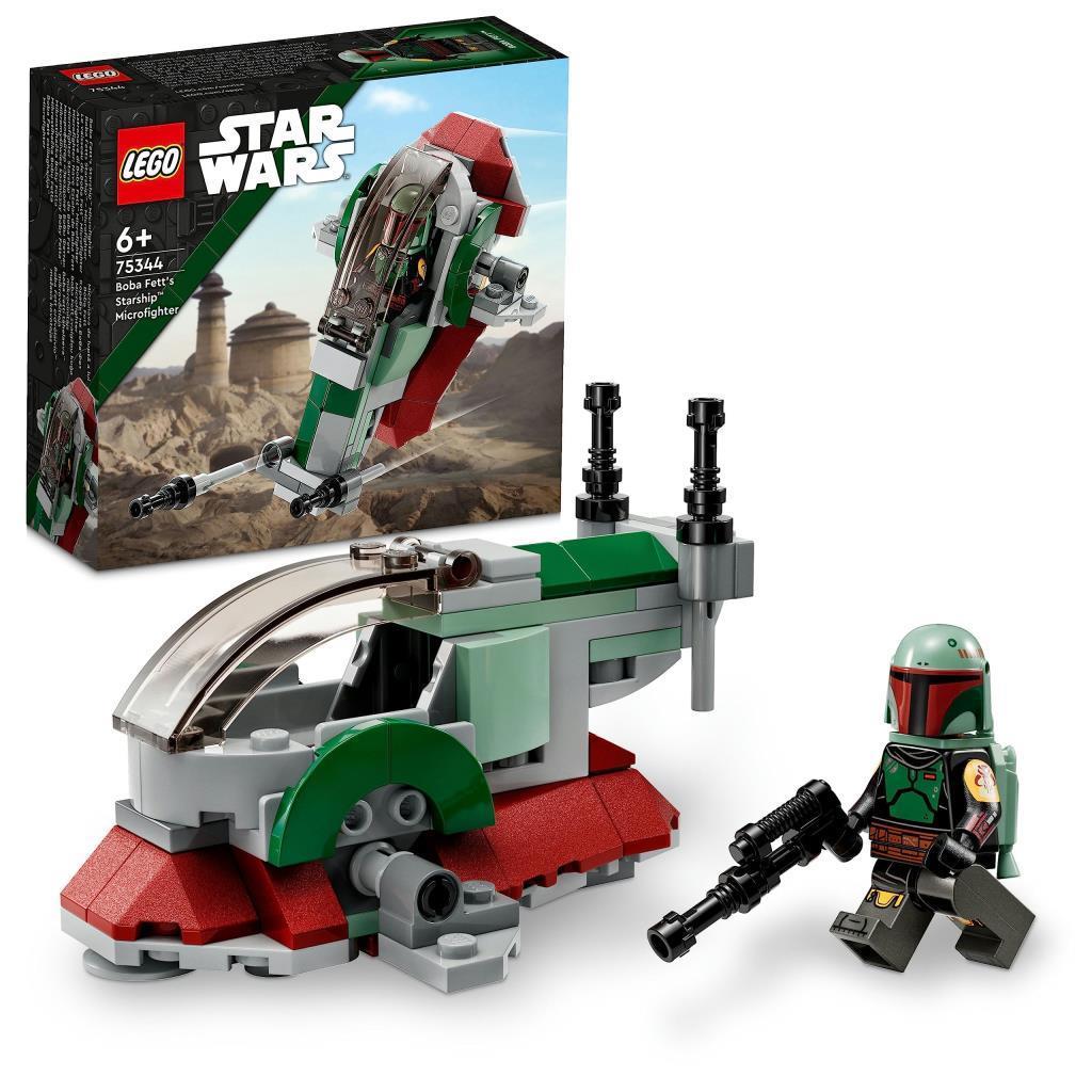 LEGOLEGO Star Wars Boba Fett'in Starship’i Mikro Savaşçı 75344-6 Yaş ve Üzeri Çocuklar için Oyuncak Yapım Seti (85 Parça)
