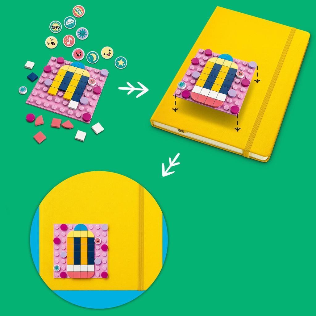 LEGOLEGO® DOTS Yapıştırılabilir Kare Parçalar Mega Paket 41957 - 6 Yaş ve Üzeri Çocukların Tasarımlarını Paylaşması için Kişiselleştirilebilir Kanvas Yapım Seti (486 Parça)