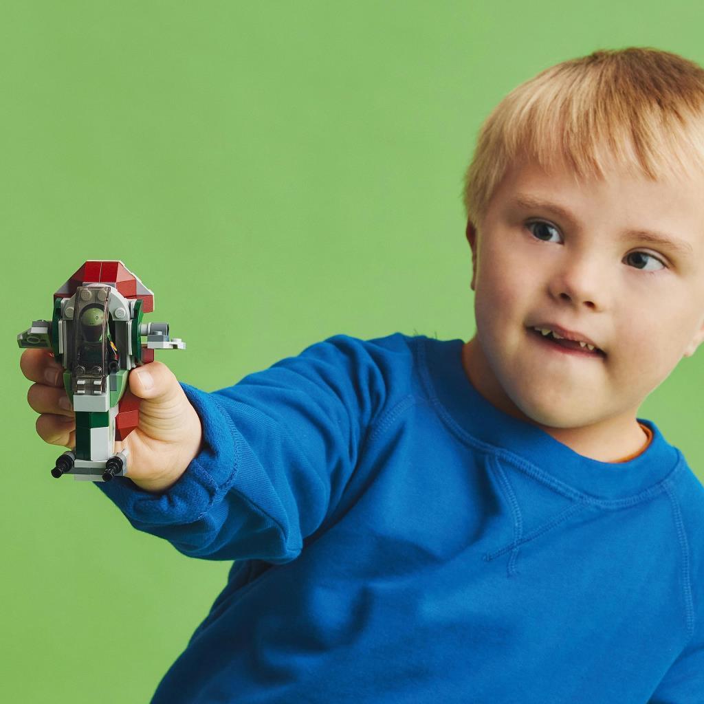 LEGOLEGO Star Wars Boba Fett'in Starship’i Mikro Savaşçı 75344-6 Yaş ve Üzeri Çocuklar için Oyuncak Yapım Seti (85 Parça)