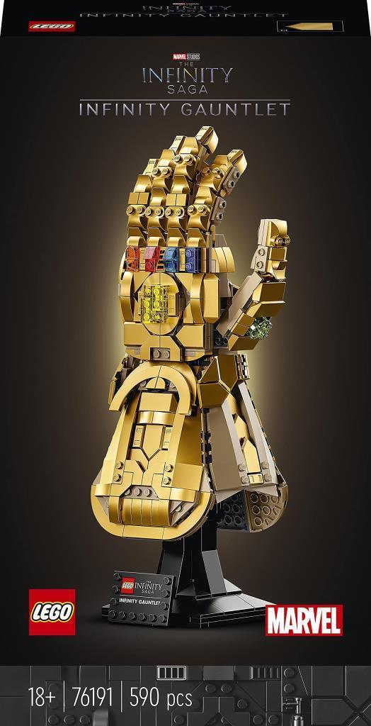 LEGOLEGO® Marvel Sonsuzluk Eldiveni 76191 Koleksiyonluk Yapım Seti; Sonsuzluk Taşlarıyla Thanos’un Sağ El Eldiven Modeli (590 Parça)