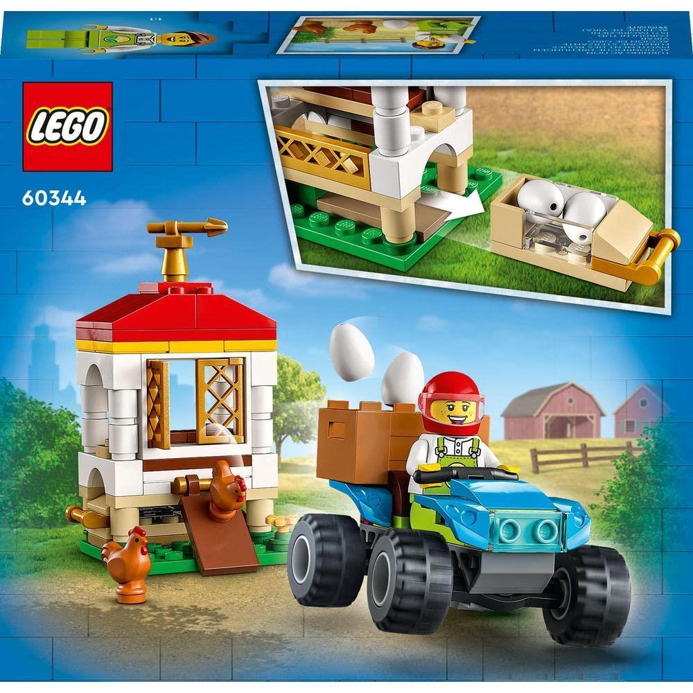LEGOLEGO® City Tavuk Kümesi 60344 - 5 Yaş ve Üzeri Çocuklar Için Tasarlanmış Oyuncak Çiftlik Yapım Seti (101 Parça)