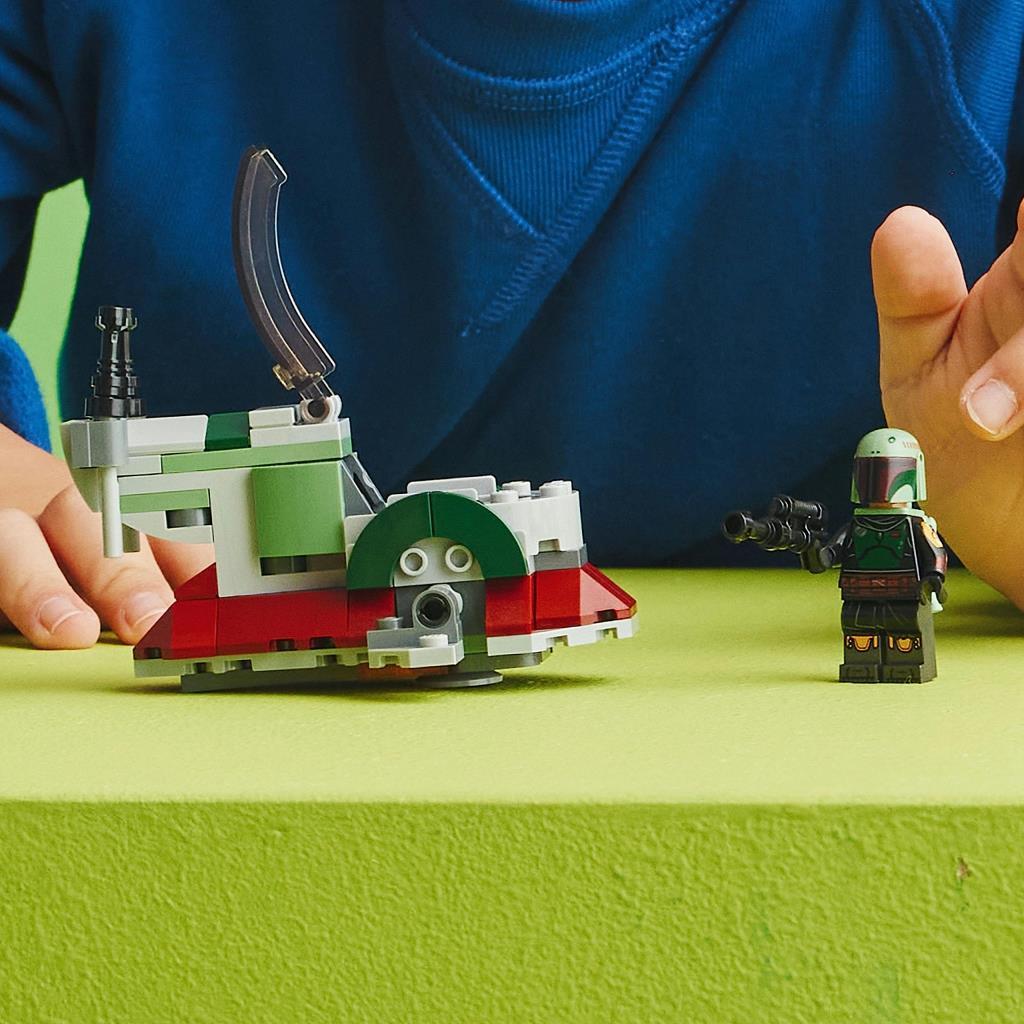 LEGOLEGO Star Wars Boba Fett'in Starship’i Mikro Savaşçı 75344-6 Yaş ve Üzeri Çocuklar için Oyuncak Yapım Seti (85 Parça)