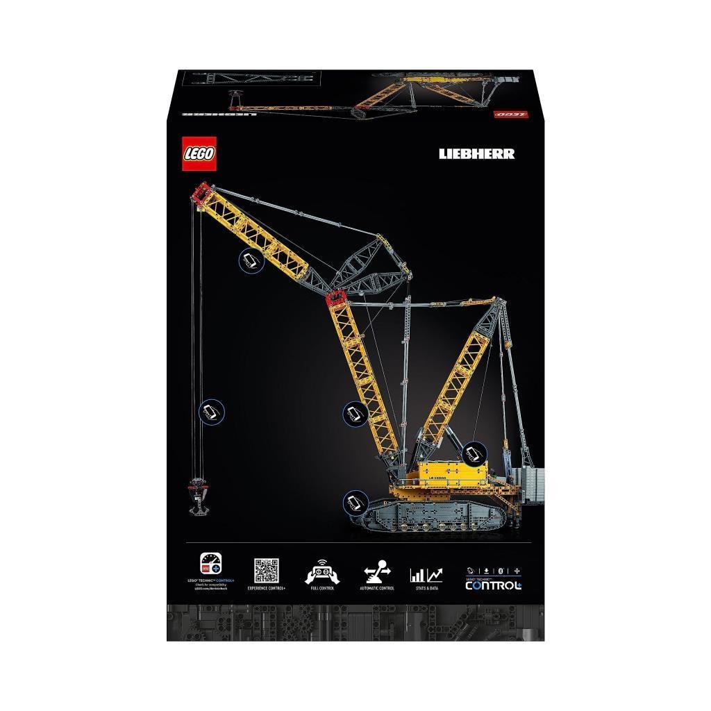 LEGOLEGO Technic Liebherr Paletli Vinç Lr 13000 42146,Çalışan Bir Vinç İçeren Yaratıcı Oyuncak Yapım Seti (2883 Parça)