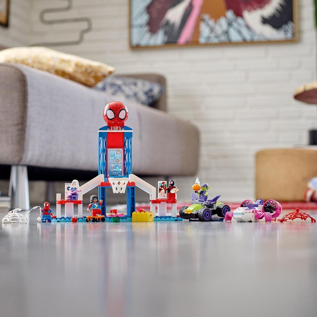 LEGOLEGO® Marvel Spidey ve İnanılmaz Arkadaşları Örümcek Adam Ağ Merkezi 10784-4 Yaş ve Üzeri için Oyuncak Yapım Seti (155 Parça)