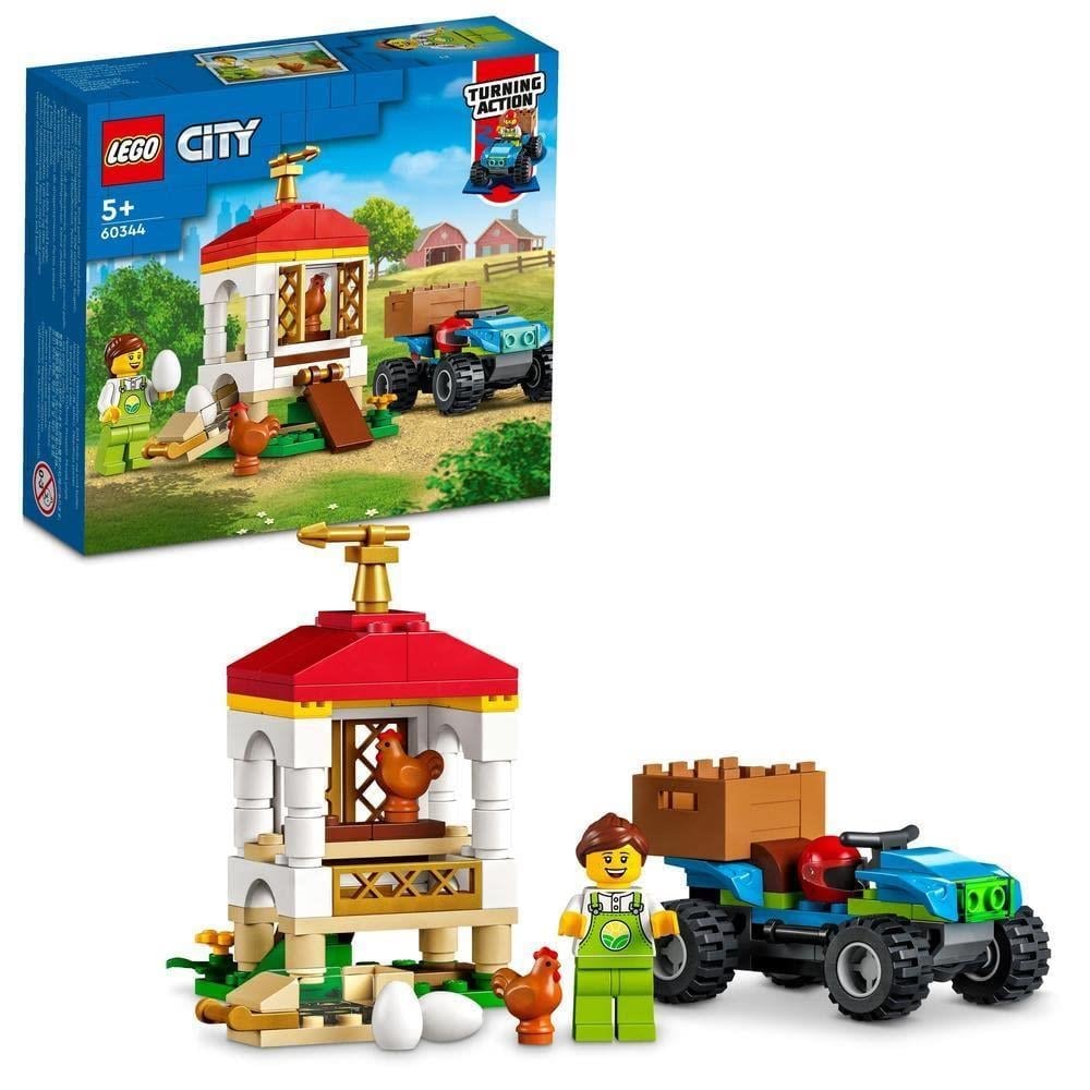 LEGOLEGO® City Tavuk Kümesi 60344 - 5 Yaş ve Üzeri Çocuklar Için Tasarlanmış Oyuncak Çiftlik Yapım Seti (101 Parça)