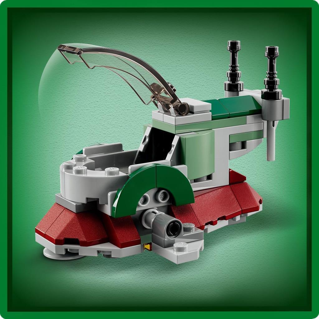 LEGOLEGO Star Wars Boba Fett'in Starship’i Mikro Savaşçı 75344-6 Yaş ve Üzeri Çocuklar için Oyuncak Yapım Seti (85 Parça)