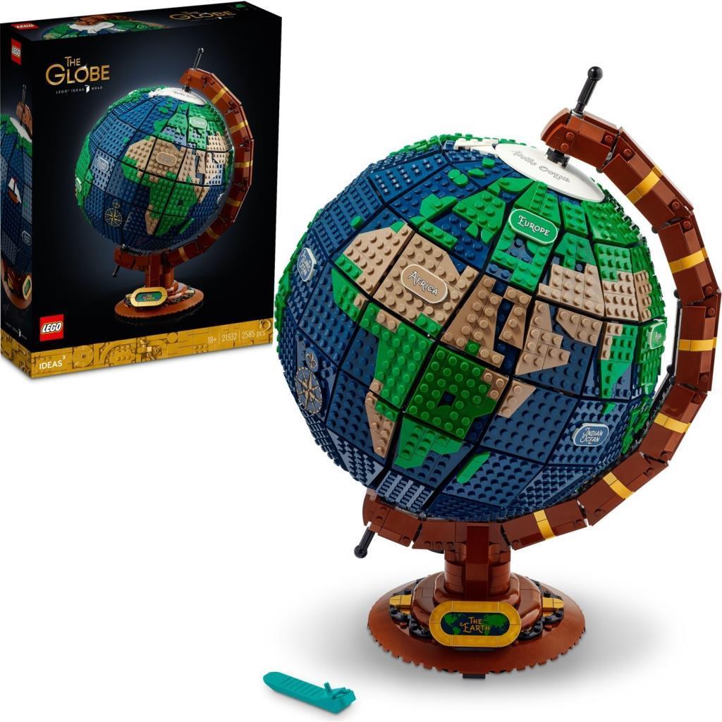 LEGOLEGO Ideas Yerküre 21332,Yetişkinler için Koleksiyonluk Yaratıcı Model Yapım Seti(2585 Parça)