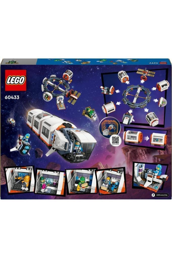 LEGOLego City Modüler Uzay İstasyonu 60433,Uzak Meraklısı Çocuklar İçin 1097 Parça Lego 