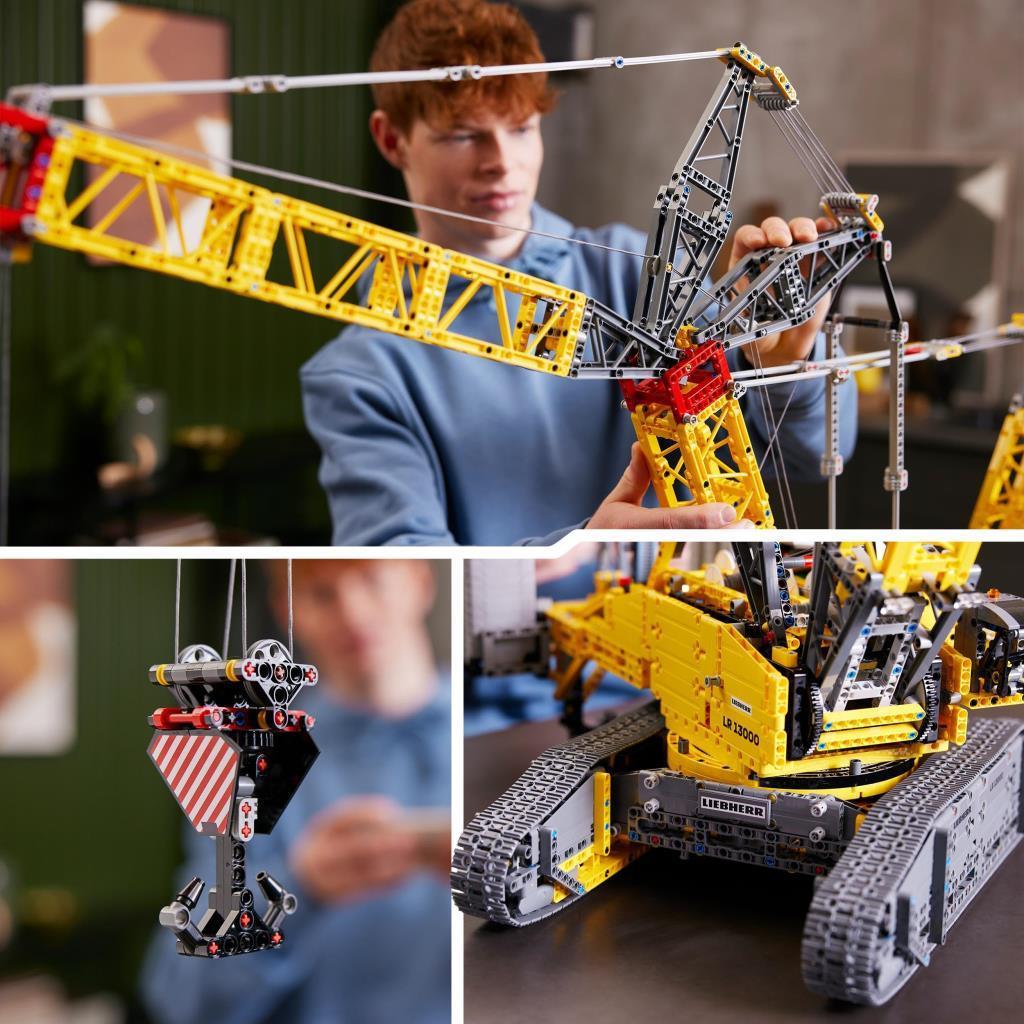 LEGOLEGO Technic Liebherr Paletli Vinç Lr 13000 42146,Çalışan Bir Vinç İçeren Yaratıcı Oyuncak Yapım Seti (2883 Parça)