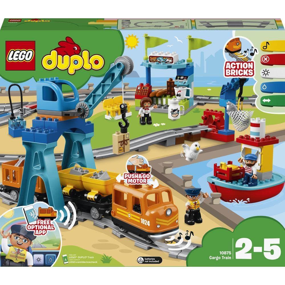 LEGOLEGO® DUPLO® Kargo Treni 10875 - Çocuklar için Oyuncak Yapım Seti (105 Parça)